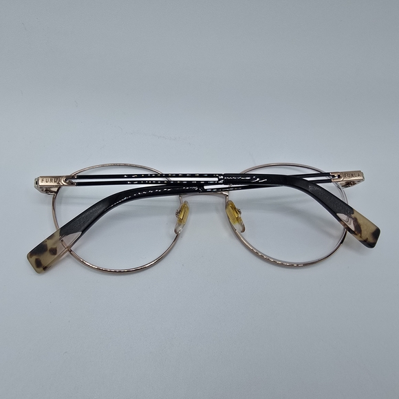 Furla Eyeglass Frames, VFU617K 08MZ, 50 19-140, Gold & Black, Frames Only - Picture 11 of 16